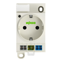 Wago gniazdo instalacyjne do szaf sterowniczych na szynę DIN 709-581 1szt