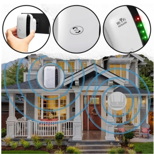 Repeater Wi-Fi wzmacniacz sygnału do 2500 sq.ft dla 45+ urządzeń na Arena.pl