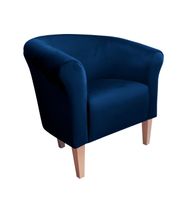 Fotel Milo nogi 20cm buk granatowy MG16