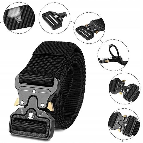 PASEK pas PARCIANY TAKTYCZNY QR mocny MĘSKI do SPODNI SURVIVAL na Arena.pl