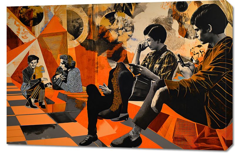 Obraz 90x60cm Przestrzeń Do Dialogu zdjęcie 1