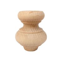 Drewniana nóżka meblowa ∅ 67 mm, wysokość 80 mm - model WY00994