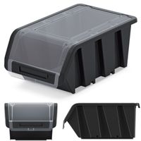 Pojemnik magazynowy Truck Plus KTR50F | Czarny