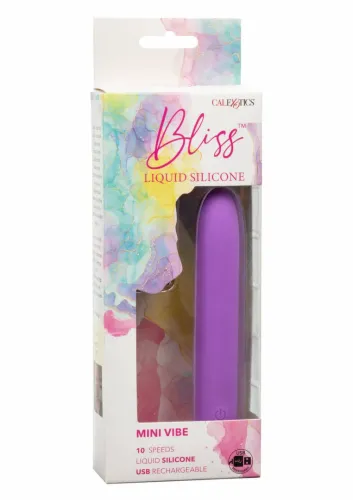 calexotics bliss mini vibrator silikonowy kompaktowy 10 trybow usb na Arena.pl