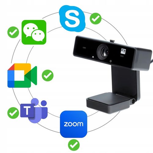 KAMERA INTERNETOWA KAMERKA PRO 2K FULL HD MIKROFONEM WEBCAM USB DO LAPTOPA na Arena.pl