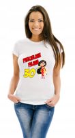 Koszulka PREZENT na URODZINY 18 20 30 40 50 60 70