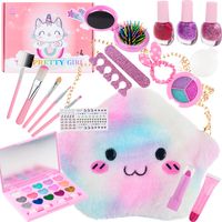 ZESTAW KOSMETYKÓW DO MAKIJAŻU I STYLIZACJI PAZNOKCI TOREBKA CIENIE SZMINKA