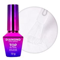 Top wysoki połysk Diamond Ultra Shine no wipe MollyNails Clear 10g