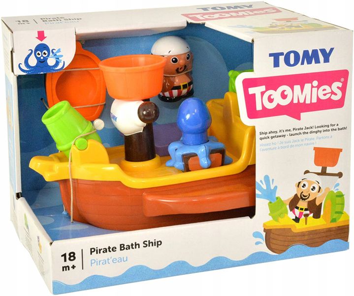 TOMY AQUA FUN statek piracki do kpieli E71602 zdjęcie 1