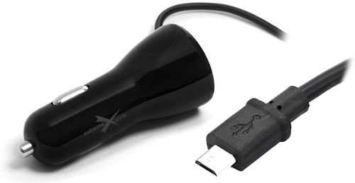 Ładowarka samochodowa micro USB + 2xUSB 4A na Arena.pl