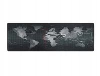 PODKŁADKA POD MYSZ GAMINGOWA DUŻA XXL MAPA ŚWIATA DLA GRACZY DO GIER