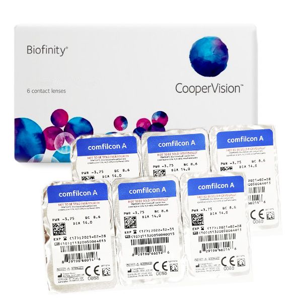 Biofinity 6 szt. soczewki miesięczne zdjęcie 2