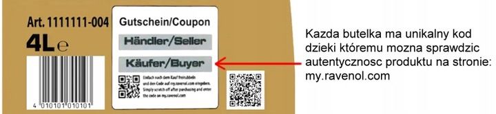 RAVENOL DCT/DSG FLUID 4L zdjęcie 2