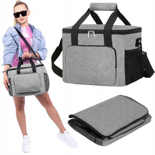 TORBA TERMICZNA NA LUNCH JEDZENIE PLAŻOWA DUŻA BOX LODÓWKA TURYSTYCZNA 28L na Arena.pl