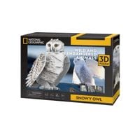 cubic fun puzzle 3d puchacz śnieżny 0793