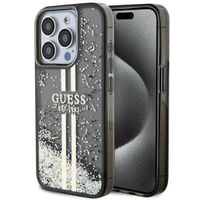 Guess GUHCP15LLFCSEGK iPhone 15 Pro 6.1" czarny/black hardcase Liquid Glitt