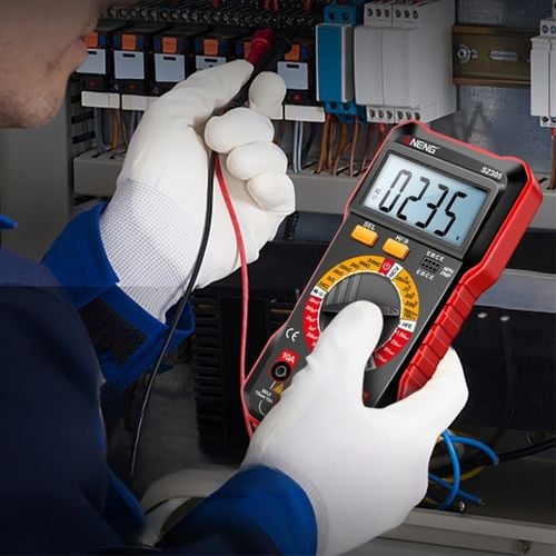 MULTIMETR RĘCZNY MIERNIK CYFROWY NAPIĘCIA PRĄDU INTELIGENTNY POMIAR I na Arena.pl