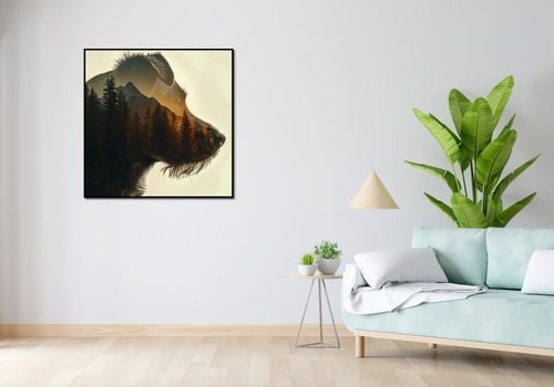 Plakat 90x90cm Psi Duch Lasu na Arena.pl