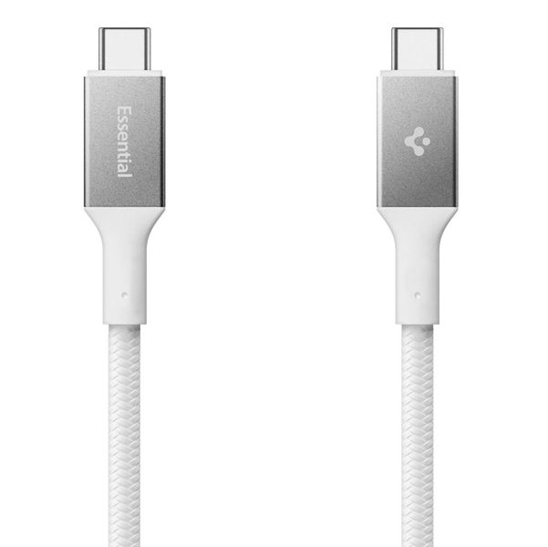 spigen eb24015cc essential type-c cable 240w 150cm white zdjęcie 2