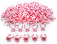 Pierścionki kubeczki na tusz pigment tatuażu makijażu MakeUp RING S 100szt