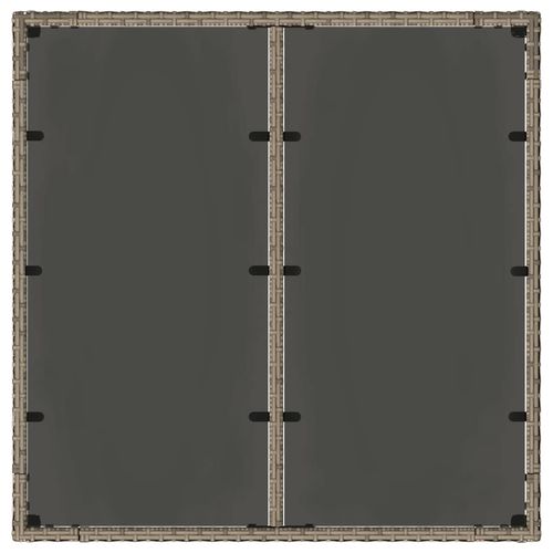 Zestaw do jadalni w ogrodzie 3 pcs Szary i brązowy na Arena.pl