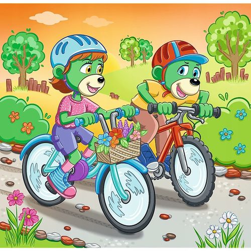 puzzle 3w1 poznaj trefliki 34872 na Arena.pl