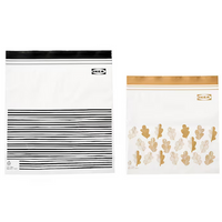 Torebka worki woreczki strunowe na żywność IKEA ISTAD 1,2L 2,5L 50 szt