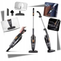 ODKURZACZ PIONOWY PRZEWODOWY RĘCZNY DEERMA 600W 2W1 BEZWORKOWY CZARNY