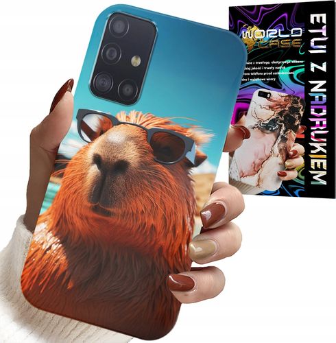 ETUI DO SAMSUNG GALAXY A71 - SŁODKA KAPIBARA, CAPIBARA CASE + SZKŁO na Arena.pl