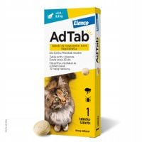 AdTAB CAT tabletka na pchły i kleszcze dla kota 2-8 kg