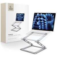 TECH-PROTECT PODSTAWKA ALUMINIOWA DO LAPTOPA UNIWERSALNA 17" SZARA