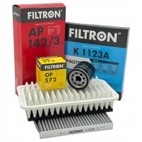 2X FILTRON ZESTAW KOMPLET FILTRÓW TOYOTA AVENSIS T25 II 03-08 1.6 1.8 2.0
