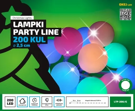 GIRLANDA ŚWIETLNA 20M LAMPKI OGRODOWE 200LED TIMER zdjęcie 2