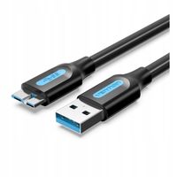 Vention COPBG Kabel USB 3.0 A do Micro-B 2A 1,5m czarny PVC