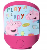 Lampka nocna led dla dzieci na ścianę na baterie ŚWINKA PEPPA PEPPA PIG