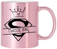 KUBEK PREZENT DLA DZIEWCZYNY KOLEŻANKI Z IMIENIEM URODZINY DZIEŃ KOBIET