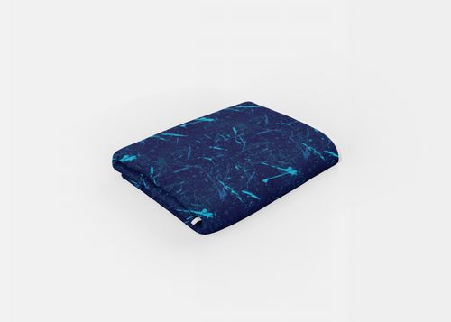 RĘCZNIK Granatowe plamy z twoim dowolnym tekstem 100x50cm 023C na Arena.pl