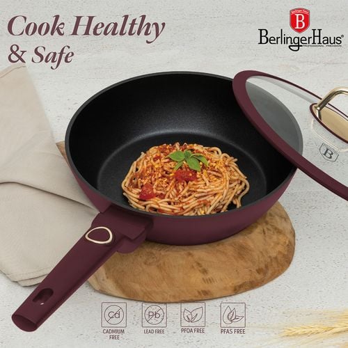 głęboka patelnia tytanowa 24cm berlinger haus bh-8032 leonardo na Arena.pl