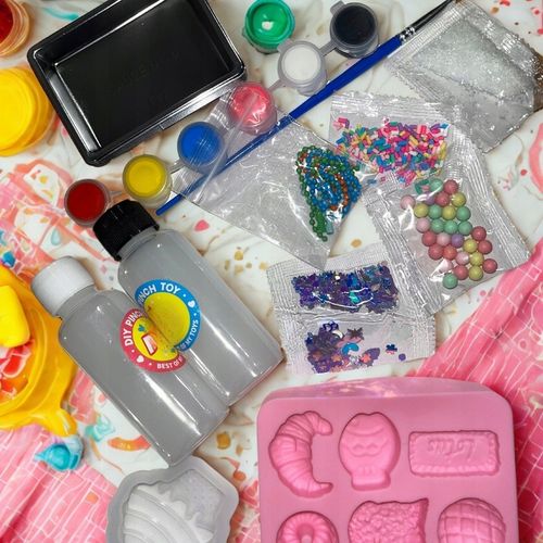 ZESTAW DO ROBIENIA GNIOTEK CUKIERNIA ANTYSTRESOWY SQUISHY DIY DLA DZIECI na Arena.pl