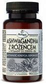 Herbapol, Ashwagandha z Różeńcem+ D3 2000, 90 kapsułek