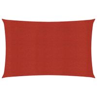 Żagiel przeciwsłoneczny, 160 g/m², czerwony, 2x3,5 m, HDPE