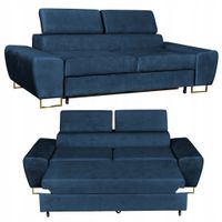 Sofa kanapa Bosso salon Family meble granat reg zagłówek