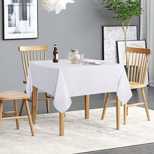 BIAŁY OBRUS 140x220 GRUBY MATOWY GŁADKI NA STÓŁ UNIWERSALNY na Arena.pl