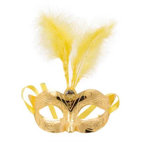 Maska-Venetian Mask Gold zdjęcie 1
