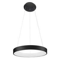 Wisząca lampa ledowa Giulia nad stół LED 40W 4000K ring czarny