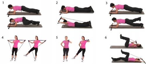 DRĄŻEK DO PILATESU BAR KIJ DO ĆWICZEŃ GUMY OPOROWE EKSPANDERY Z DRĄŻKIEM na Arena.pl