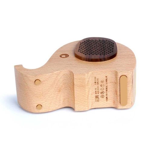 GŁOŚNIK BLUETOOTH 4.0 DREWNIANY SŁONIK STOJAK na Arena.pl