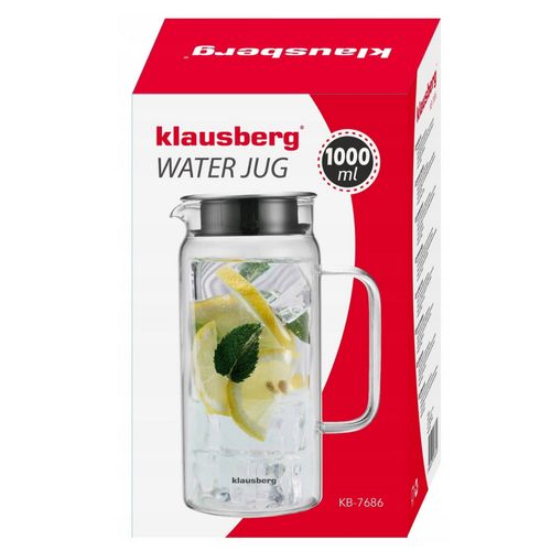 dzbanek szklany do wody napojów 1l klausberg kb-7686 na Arena.pl