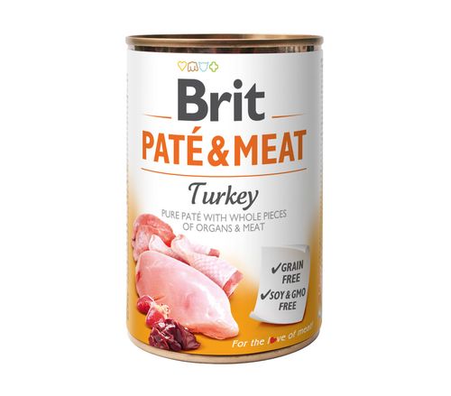 Brit Pate & Meat Z Indykiem 400g na Arena.pl
