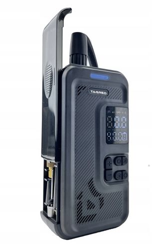 KOMPRESOR SAMOCHODOWY Pompka Elektryczna Sprężarka do kół 8V 4000mAh LCD na Arena.pl